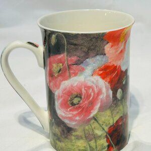 Exclusively For Creative Tops “Poppy Cluster” Fine China Mug Cup
